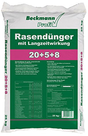Engrais pour gazon engrais longue durée pour env. 830 M² 25 kg
