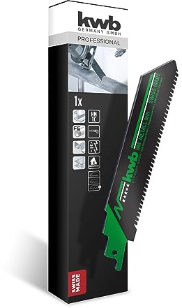 kwb Säbel-Sägeblatt f. hochfeste Stähle -4 12 mm Stärke, m. Universal-Schaft, lange Lebensdauer
