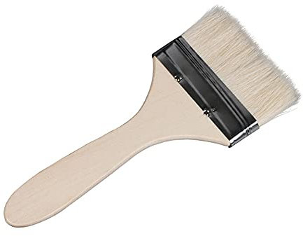 Cepille el pelo suave, pincel de pintura al horno de barbacoa, sin pelo, sin trazar, cepillo pequeño industrial-4 pulgadas * 5