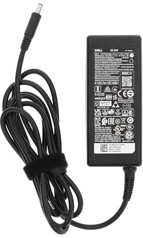 Dell Netzteil Ladegerät Charger Adapter 65W 4.5mm PA 12 HA65NS5 LA65NS2 A065R073L G6J41 MGJN9 43NY4 450-AECL Optiplex Latitude Inspiron XPS Vostro mit Netzkabel
