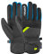 Reusch Baldo R-TEX XT Winddichte, wasserdichte, atmungsaktive und warme Unisex Winterhandschuhe Fingerhandschuhe Schneehandschuhe Skihandschuhe Herren Damen, dunkelgrau-gelb, 9