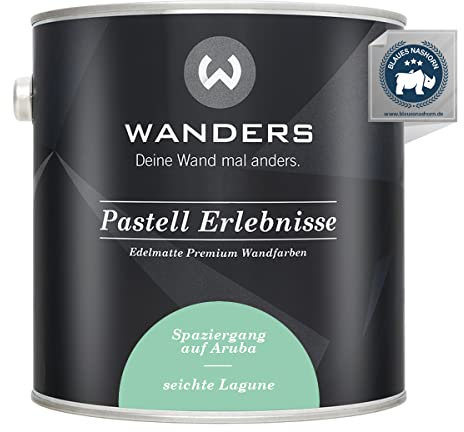 Wanders Pastell Experience 2,5 l – Laguna/verde chiaro – Vernice per mobili da cucina e mobili – Colore gesso per legno e molto altro ancora – Alta opacità, asciugatura rapida