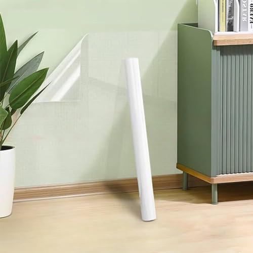 Transparent Klebefolie, Elektrostatische Wandschutzfolie, Spritzschutz Küchenrückwand, Spritzer Möbel Schutzfolie Folie, Wandfolie Abwaschbar Schutz für Küche,Wände, Möbel, Büro, 90x500cm Tapete