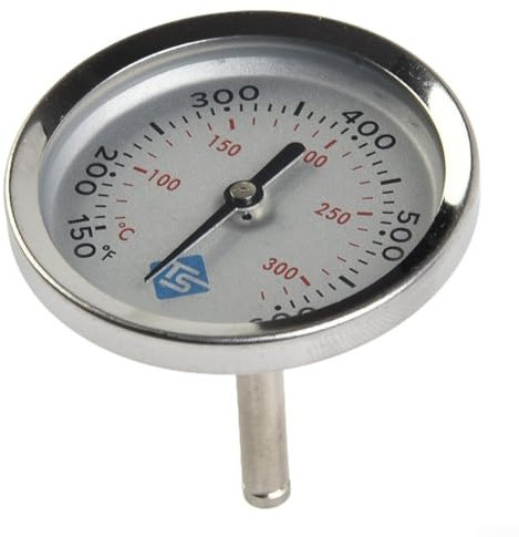 Jonikuper Thermomètre de rechange pour barbecue Weber - Jauge de température en acier inoxydable avec broche pour barbecues à gaz série 200, 300 - Thermostat de barbecue précis