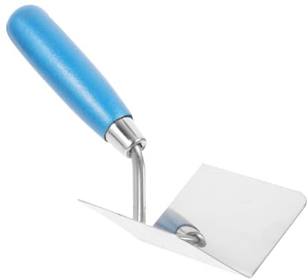 Veemoon Paleta para Acabado de Esquina Mango de Madera de Acero Inoxidable y Reparación Precisa de Ángulos en Yeso y Drywall