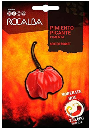 Semillas Pimiento Picante Scotch Bonnet Rocalba