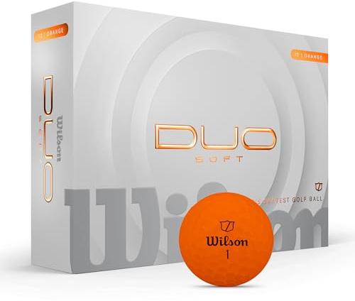 Wilson Palline da golf Duo Soft, Arancione