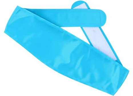 VALICLUD Pack De Glace Réutilisable Léger, Paquet De Glace Pour Refroidissement Sangle Ajustable, Par Thérapie Chaude Et Froide Pour Douleurs Et Blessures, Couleur Bleu Ciel, Usage Santé Et Sport