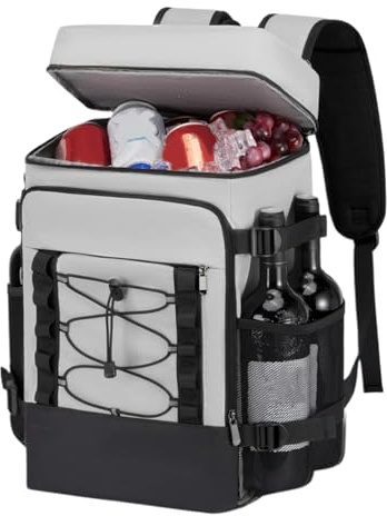 Mochila de refrigeración aislada - Mochila aislada con función de refrigeración, portátil a Prueba de Fugas, de Almuerzo, de Picnic, Mochila de Viaje para Pesca, Hombres y Mujeres, SCH