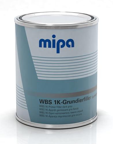 MIPA WBS 1K Grundierfiller dunkelgrau RAL 7011, 1 Liter