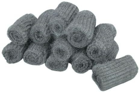 Lana de Acero Rollitos Fontan 150gr, Pulidora Suelos Lana de Acero 0000 para Limpia Metales con un Manejo Fácil y como Lijas para Madera BARLESA
