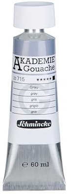 Schmincke – AKADEMIE® Gouache - feine Künstler-Gouache, Grau - 60 ml