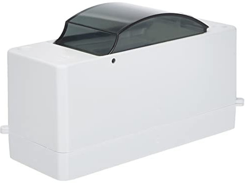 ELEKTRO-PLAST Aufputz Kleinverteiler Verteilerkasten Sicherungskasten1-reihig 2 Module IP30 Hellgrau, (BxHxT): 53x141x83 mm