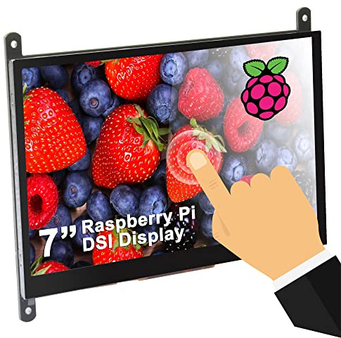 OSOYOO 7 Inch DSI Touchscreen for Raspberry Pi 5 4 3B+ | 800x480 IPS Capacitive Display | MIPI DSI Interface No HDMI/USB Needed | Plug & Play for Raspberry Pi OS