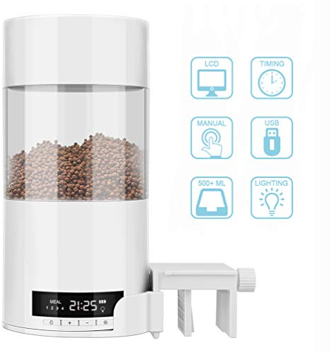 Fauitay Mangeoire Automatique pour Poissons d'Aquarium, 500 ML, Unique