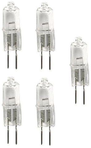 JZLBBC Lot De 5 Ampoule Lampes Halogènes Ampoules Halogènes Gy6.35/G6.35 24V 35W 50W 75W 100W 150W 250W Bi-Broches Blanc Chaud,75W