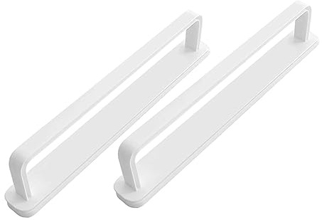 Hoement 2pcs Bathroom Towel Holder Rack Wall Mounted Abs Material Quick Drying Hanging Towel Holder with Convenient Access for Closet Wall and Balconies