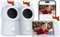 CZEview BM6 Babyphone mit 2 Kameras 2K & 4X Zoom, 5.5 HD Babyfon mit App (Blau mit 2 Kameras)