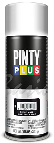 PINTY PLUS BASIC Vernice spray per smalto 520cc nero opaco 9005
