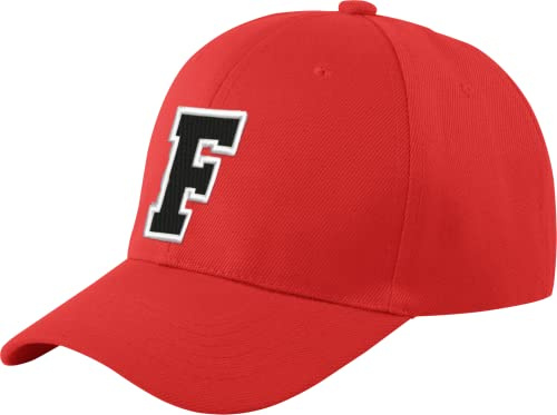 morefaz Ny basebollkeps röd keps pojke flicka barnhatt unisex A-Z alfabet