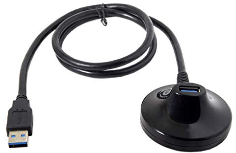 Cablecc Câble d'extension USB 3.0 type A mâle vers femelle 0,8 m