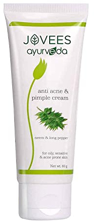 A.I.M.Jovees Ayurveda Neem & Long Pepper Anti Acne and Pimple Cream, 60g