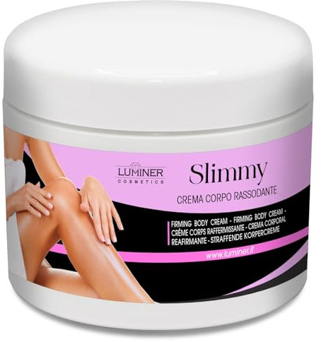 LUMINER® Crema Anticellulite, 500 ml Trattamento Intensivo Gambe Glutei e Pancia, Made In Italy, Crema Corpo Rassodante Con Caffeina e Vitamina E per una Pelle Più Tonica e Compatta