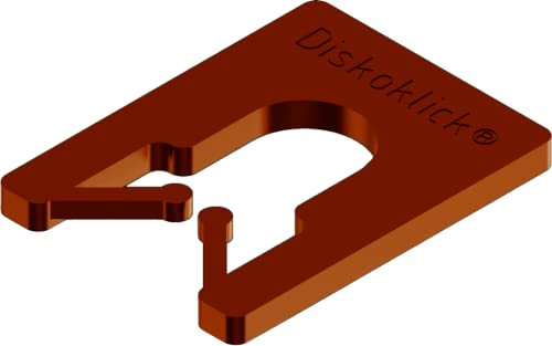 Roto/Gluske Distanzpalettensystem DISKOKLICK Typ 2 | 65 x 52,5 x 10 mm | Farbe braun | 500 Stück