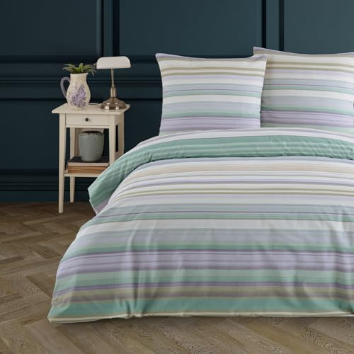 Buymax® Bettwäsche 155x220 100% Baumwolle 4-Teilig Bettbezug - Bettwäsche-Sets 155 x 220cm mit 2 mal Kissenbezüge 80x80cm, ÖKO-TEX Renforcé-Bettdeckenbezüge Set mit Reißverschluss