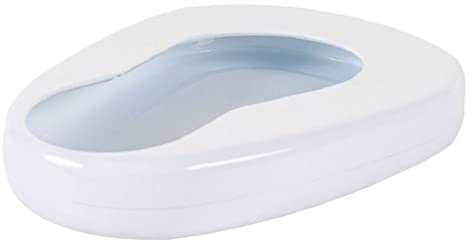 TOVINANNA Orinal De Cama Para Paciente Postrado, Recipiente Portátil Blanco, Ligero y Fácil De Limpiar, Dispositivo Cómodo Para Ancianos y Personas Hospital o Domicilio