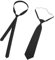 2 Stück Krawatte Schwarz Damen,Schwarze Krawatte Damen, Einstellbare Krawatte Schwarz,Geeignet für Business,Hochzeiten, Rollenspiele und Formelle Veranstaltungen