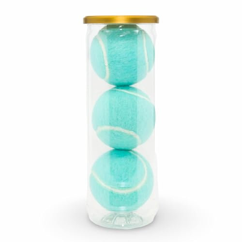 Price's 3 farbige Padelbälle in einer Tube (Bahamablau)