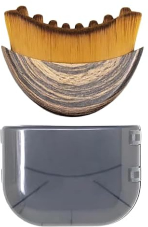 Uxsjakjsd Cepillo para Contorno Linfático, Cepillo de Cepillado en Seco, Masajeador de Drenaje Linfático para Esculpir Rostro, Mentón y Mandíbula.