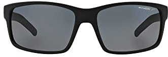 Arnette Fastball Gafas de sol, Rectangulares, Polarizadas, 62, Fuzzy Black