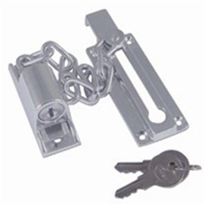Asec Locking Door Chain Chrome