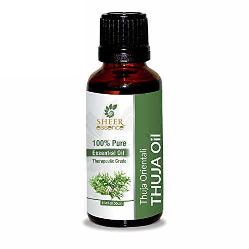 Thuja Oil -(Thuja Orientali)- Essential Oil 100% Pure Natural Undiluted Uncut Therapeutic Grade Oil 1.01 Fl.OZ