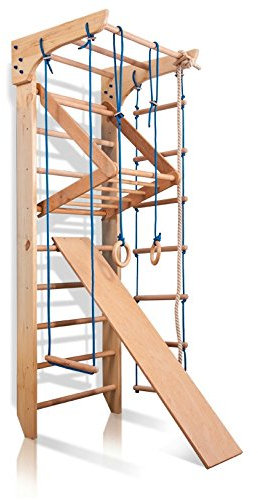 Échelle suédoise Espalier Kinder-3-220 Jeu, Espalier suédois, Terrain de Jeu pour Les Enfants, Jouets, Bois, Bébé, EU entrepôt, Certificat
