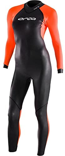 ORCA Openwater Core - Noir Hi-Vis - Couches Thermiques Chaud Couche De Chaleur Facile Stretch Léger
