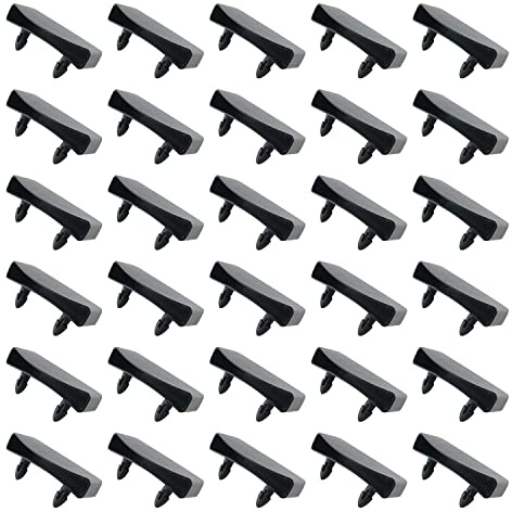 JCBIZ 30pcs 61x11mmPlastic Bed Slat End Caps Holders Plastic Connector Furniture Accessories for Holding Securing Wooden Slats Bed Base