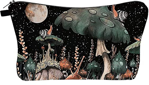 FAVORTALK Makeup Bag Waterproof Makeup Bag Cosmetic Bag Polyester Cosmetic Bag Makeup Cosmetic Organizer with Brush Bag and Beautiful Pattern for Women Girls Kids -B1278