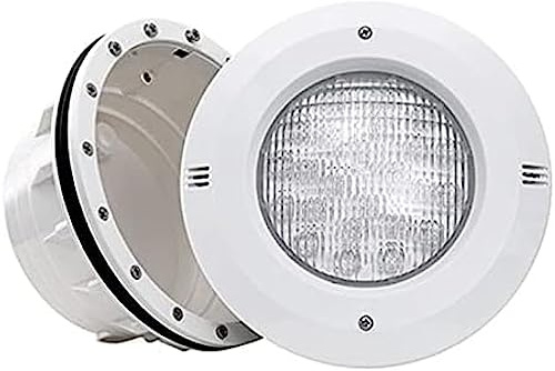 Faretto da Piscina A LED con Nicchia in ABS, Faretto PAR56 12V AC Lampadine A LED IP68 Lampada Subacquea da Incasso Impermeabile per Piscina,RGB,15W,HaoAMZ