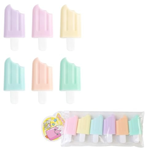 Textmarker Mini, Neon Stifte, Gelb, Textmarker Set für Bullet Journal, Schule, Uni oder Büro (Mehrfarbig2)