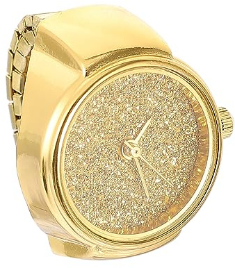 DEARMAMY Orologio da Donna con Design Glitterato alla Moda, Meccanismo al Quarzo, Lega e Vetro, come Idea per Compleanni e Capodanno