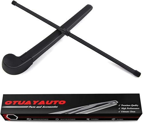 OTUAYAUTO Tergicristallo posteriore compatibile con Audi Q3 2011-2018, braccio tergicristallo posteriore con spazzole tergicristallo, lunghezza: 410 mm, 8U0955407