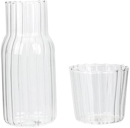 Gatuida Cooling Kettle Desktop Glass Carafe Water Jug Household Water Carafe Bedside Suitable for Dormitory Use Convenient Glass Home Supply Tabletop Delicate Jug for Everyday Use