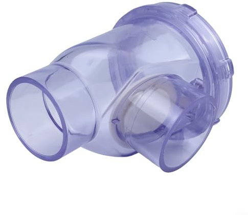 HavenDomicile PVC Check Valve Backflow Prevention, 50mm Horizontal Vertical Sewage-Backwater Valve for Home Industrial Drainage Systems(B)