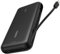 Belkin Gaming Power Bank 30W with Integrated USB-C Cable 20,000mAh - Fast Charging USB-C PD, Portable Charger for Nintendo Switch 2, iPhone 16, iPad Pro, Galaxy S25, & More - Black