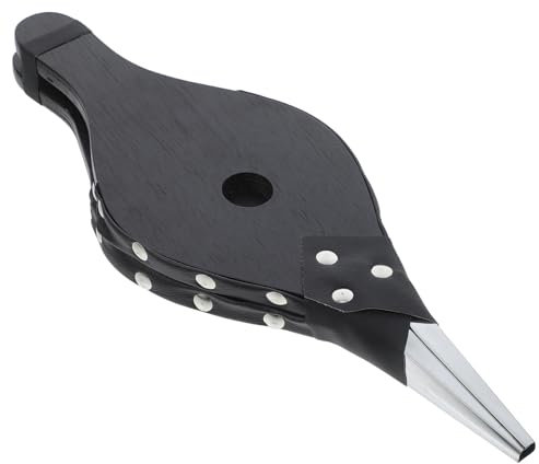 KOMBIUDA soplador de chimenea soplador de aire de de estufa fuelle de chimenea soplador de aire para barbacoa ventilador para chimenea fuelle interior chimenea bellowa Madera Negro