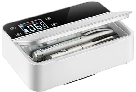 FIRSTXIU Piccolo Frigorifero Medicina Viaggio Ormoni Cassa di Raffreddamento Per Ormoni di Stoccaggio 22dB Silenzioso Funzionamento Per Auto Casa Viaggio Uso Medicina Caso di Raffreddamento Con LCD