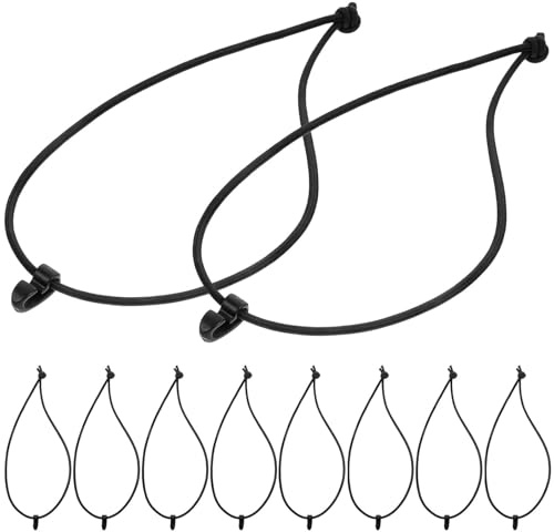Angoily 10 piezas Correas Elásticas Ajustables para Cables Resistentes y Duraderas Organizadores Multipropósito para Hogar Oficina y Jardín con Material Ecológico y Compacto Diseño